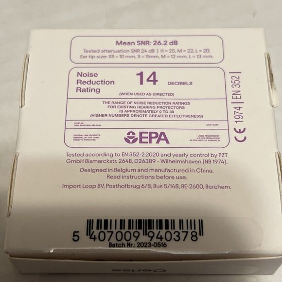 Loop Solstice Silicone Noise Reduction Earplugs Cerise - Picture 3 of 3